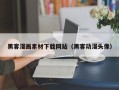 南安黑客漫画素材下载网站（黑客动漫头像）